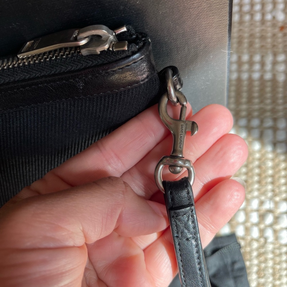 Ysl Rive Gauche Wristlet - image 7